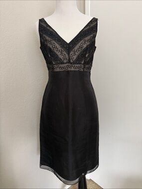 Ann Taylor Y2K Silk-Blend Petite Cocktail Dress